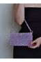 Lila Crystal Bead Bag - Evening Dress Bag - Event Bag - Shoulder Bag - Bead Bag - 2