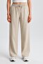 Women's Wide Leg Linen Trousers