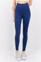 Women Sportswear Fit Training Leggings, Navy Blue