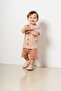 Baby Boy Kids Cream Cotton 2 Piece Set First I'M Trend Fashion Bottom Top Set - 2
