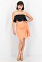 Women Ruched Tie Detailed Mini Skirt, Orange - 3