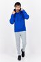 Men Sportswear Fit Long Sleeve Outdoor Hoodies, Blue - 4