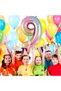 Balloon Gradient Flippy, Number, 100 cm, , Multicolor, Number 9 - 4
