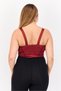 Women Sportswear Fit Sleeveless Non Padded Training Sport Bra, Brown - 4
