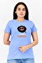 Women Crew Neck Short Sleeves Dead Pool T-Shirt, Blue