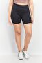 Women Plain Pull On Basic Shorts, Black