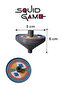Squid Game Spinning Top Game Plastic - Unbreakable Structure - 2