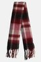 Women Plaid Scarves 180 x 39 H cm, Multicolor