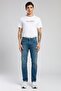 Jagger Men's Slim Straight Fit Carmen Blue Jean Trousers