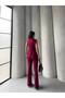 Women's Gold Cookie Button Vest Pants Suit - 5
