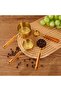 4Pcs Large Size Stainless Steel Wooden Strappy Size Spoon Set Measuring Cup 60ml 80ml 125ml 250 - 4