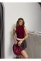 Soft Fabric Turtleneck Women's Crop - 2