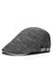 Italian Style Men's Cap Hat with Buckle Adjustable Anti-Sweat Plain Men's Anthracite
