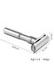 Metal adjustable manual traditional shaving tool machine 5 razors 6 levels silver - 4