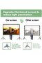 Projector Screen with Stand -120 inch 16:9 4K HD with Four-Legged Frame Carry Bag for Home Theater - 4