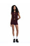 V-Neck Sleeveless Hair Braid Detail Lace-Up Slim Fit Vest - 2