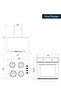 Home Basic Beyaz Cam Ankastre Set - 5