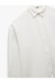 Cotton Linen Blended Long Sleeve Classic Collar Oversize Shirt - 5