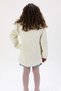Lamb Polar Fabric Winter Children's Coat Mnk0652 Ekru - 2