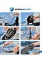 فلتر شمس للزجاج الأمامي للسيارة قابل للطي على نطاق واسع (EXLARGE) 73x80 سم - 4