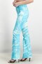 Women Regular Fit Tie Dye Pants, Turquoise - 2