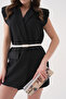 Women's Thin Faux Leather Oval Buckle Elegant White Belt 7400 - 6