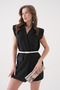 Women's Thin Faux Leather Oval Buckle Elegant White Belt 7400 - 3
