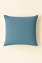 Luna Series Velvet Textured Throw Pillow Cover - Indigo - 2