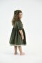 Khaki Green Laced Dress Buckle - 5