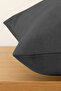 Luna Series Velvet Textured Cushion Cover - Anthracite - 3
