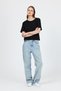 Black Crew Neck 100% Cotton Relaxed Fit T-Shirt 2142m - 8