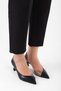 353 Women's Transparent Detailed 6.5 cm Goblet Heeled Shoes - 4