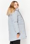 Women Sportswear Fit Long Sleeve Outdoor Hooded Jacket, Grey - 3