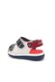 Şirin Young Orthopedic Sole Navy Blue-White Color Banded Buckle Boys Sandals - 4