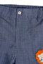 Embroidery Detailed Baby Boy Shorts Blue - 3