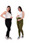 Pack of 2 Viscose Solid High Gaist Maternity Leggings