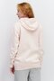 Women Sportswear Fit Hooded Long Sleeve Outdoor Hoodies, Light Pink - 4