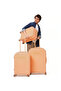 Allure Hardside Trolley Bag with 4 Spinner Wheels, ABS+PC Case Luggage with TSA Lock Color APRICOAT - 8