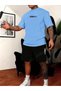Set of T-Shirts and Shorts with Great Colors and Prints. Available in Large Sizes. - 5