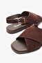 Pamela Brown Genuine Leather Women's Sandals - 5