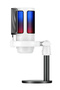 Gamenote Gk50 Rgb Streaming Microphone - 24Bit/192Khz - Cardioid - Noise Cancellation - Type-C + 3.5mm - 5