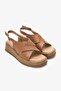 Holly Tan Genuine Leather Women's Sandals - 4
