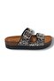 55303-25 Anatomical Double Tape Bead Stone Women's Slippers - 2