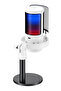 Gamenote Gk50 Rgb Streaming Microphone - 24Bit/192Khz - Cardioid - Noise Cancellation - Type-C + 3.5mm - 4