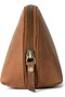 Zoe Leather Women's Travel Makeup Bag, Waterproof, Small Organizer - 4