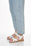 White Women's Cross Strap Orthopedic Sandals - 3