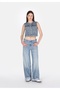 Slim Fit Women's Blue Vest - 3