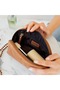 Zoe Leather Women's Travel Makeup Bag, Waterproof, Small Organizer - 2