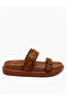 Comfort Double Buckle Flatform Sandals - 6
