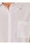 Solid Pocket Detail Oversize Shirt - 4
